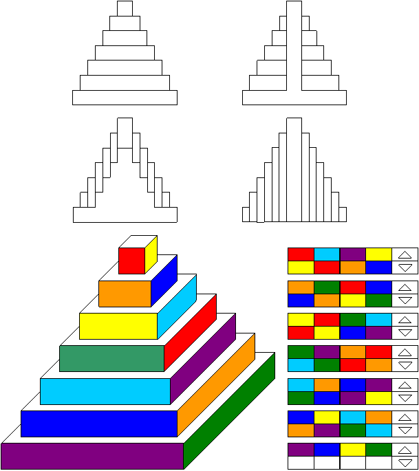 Bright pyramid